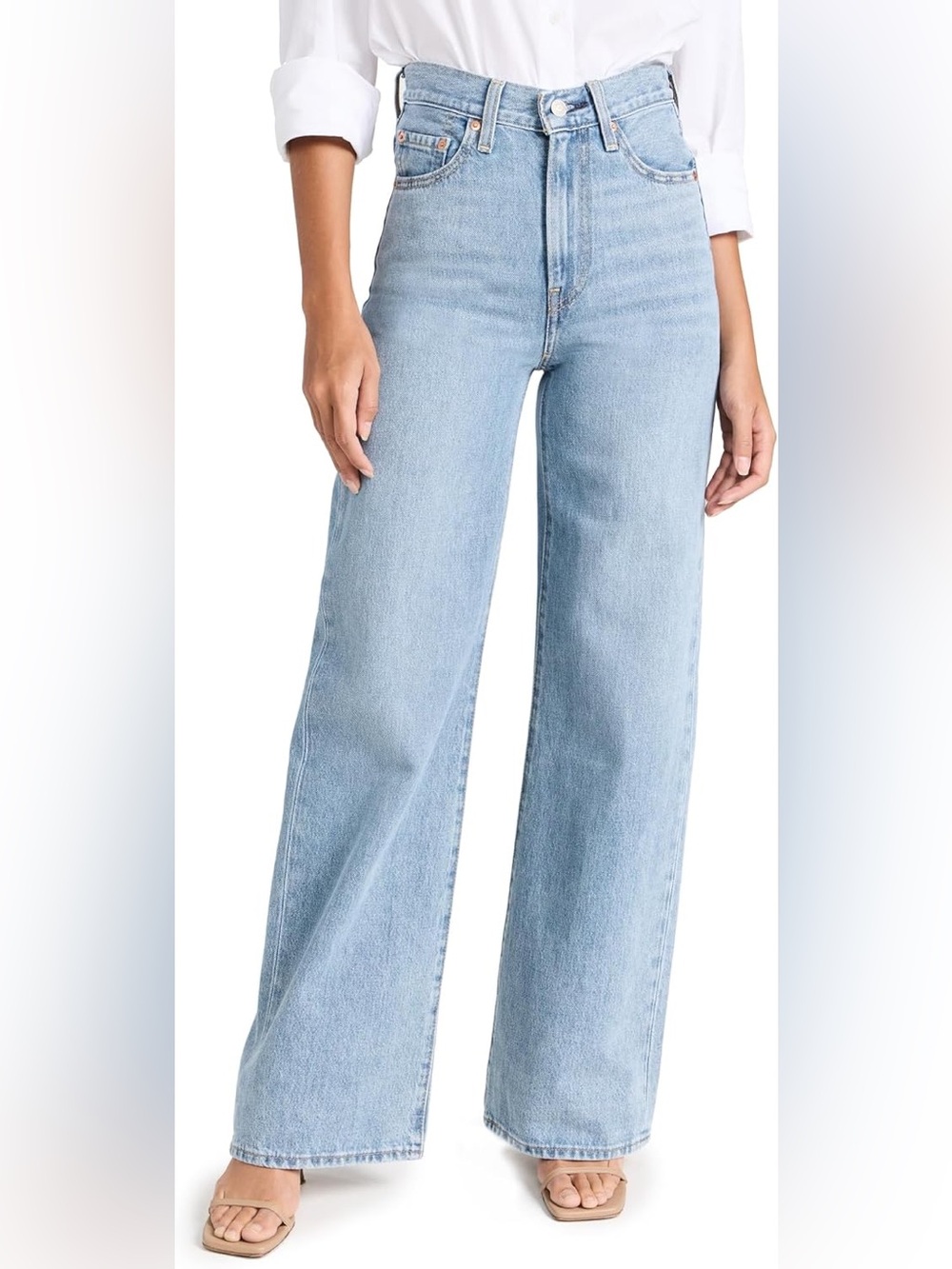 Levi’s High-Rise Wide Leg Women's Jeans - Light Blue